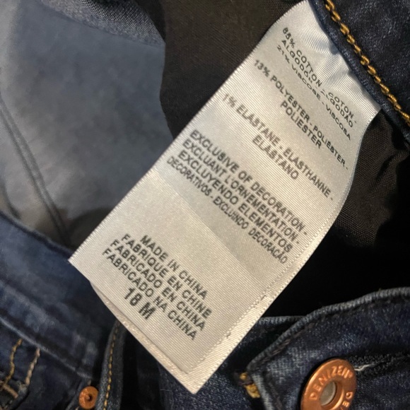 Levi's Denizen Jeans - Curvy Skinny 18M - Picture 8 of 8